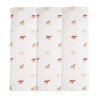3 fraldas de pano para bebé com motivo de cavalo de baloiço