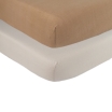 Lote de 2 lençóis ajustáveis - OEKO-TEX® STANDARD 100
