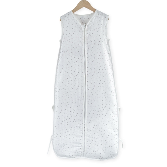 Cotton muslin summer sleeping bag 100/80cms - Dreams of stars