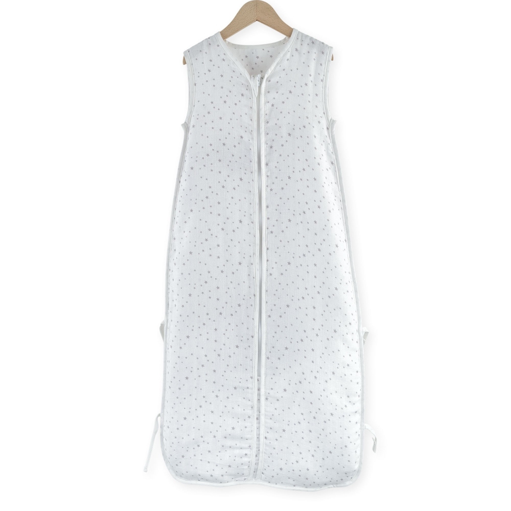 Cotton muslin summer sleeping bag 100/80cms - Dreams of stars