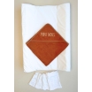 Lot 3 pièces - matelas à langer troué, cape de bain & gants de toilette - P\'tit Bobo