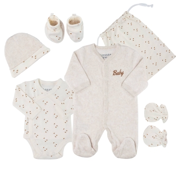 kit nacimiento 6 piezas para bebé