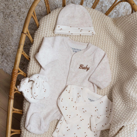 kit nacimiento 6 piezas para bebé