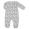 babypyjama wit met kermismotieven