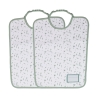 Set of 2 baby nursery bibs