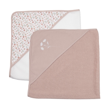 Set mit 2 Baby-Badeponcho
