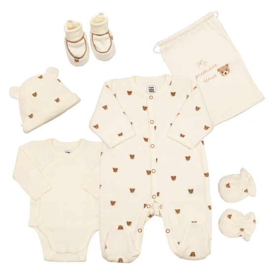Neugeborenen-Set Baby Farbe Beige
