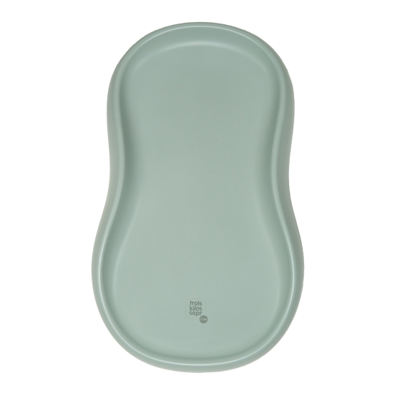 matelas à langer silicone vert sauge