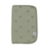 Capa de caderneta de saúde verde argila