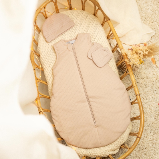 gigoteuse naissance 55cm couleur sable