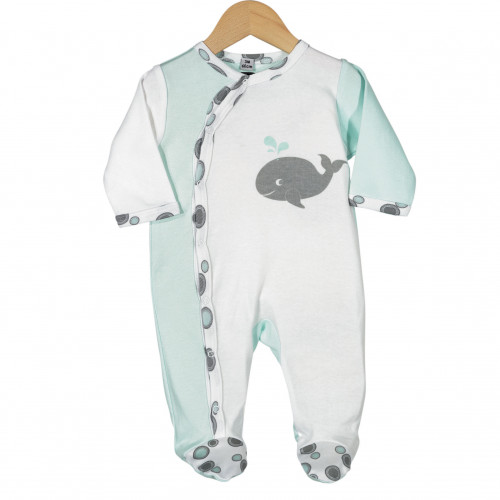 Dors bien Y interlock - Baleine Dors bien Y interlock - Baleine