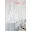 Mosquiteiro de dossel - estrelas rosas