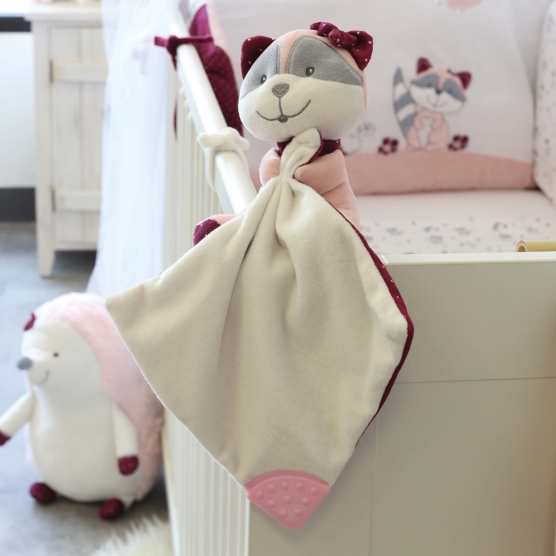 Fox Baby Comforter with Teething Corner - Kipic & Olga