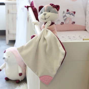 Doudou Renarde avec coin de dentition Trois Kilos Sept - 2 Doudou Renarde avec coin de dentition Trois Kilos Sept - 2