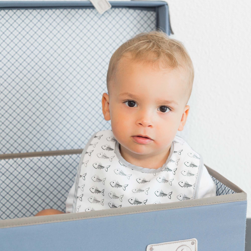 Lote de 7 baberos - Como un pez en el agua Trois Kilos Sept - 3