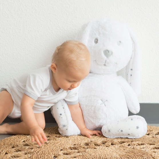 Peluche Lapin 60cm - Martin et ses copains