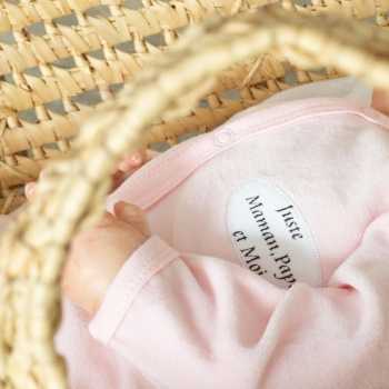 Pyjama "Juste Maman, Papa et Moi" rosa