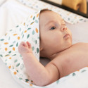 Leaves Hooded Bath Towel - Kolala and his tribe Leaves Hooded Bath Towel - Kolala and his tribe