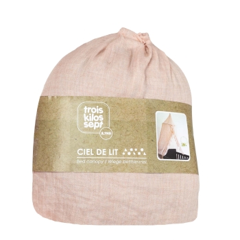 Ciel de lit dans un sac en coton réutilisable Ciel de lit dans un sac en coton réutilisable
