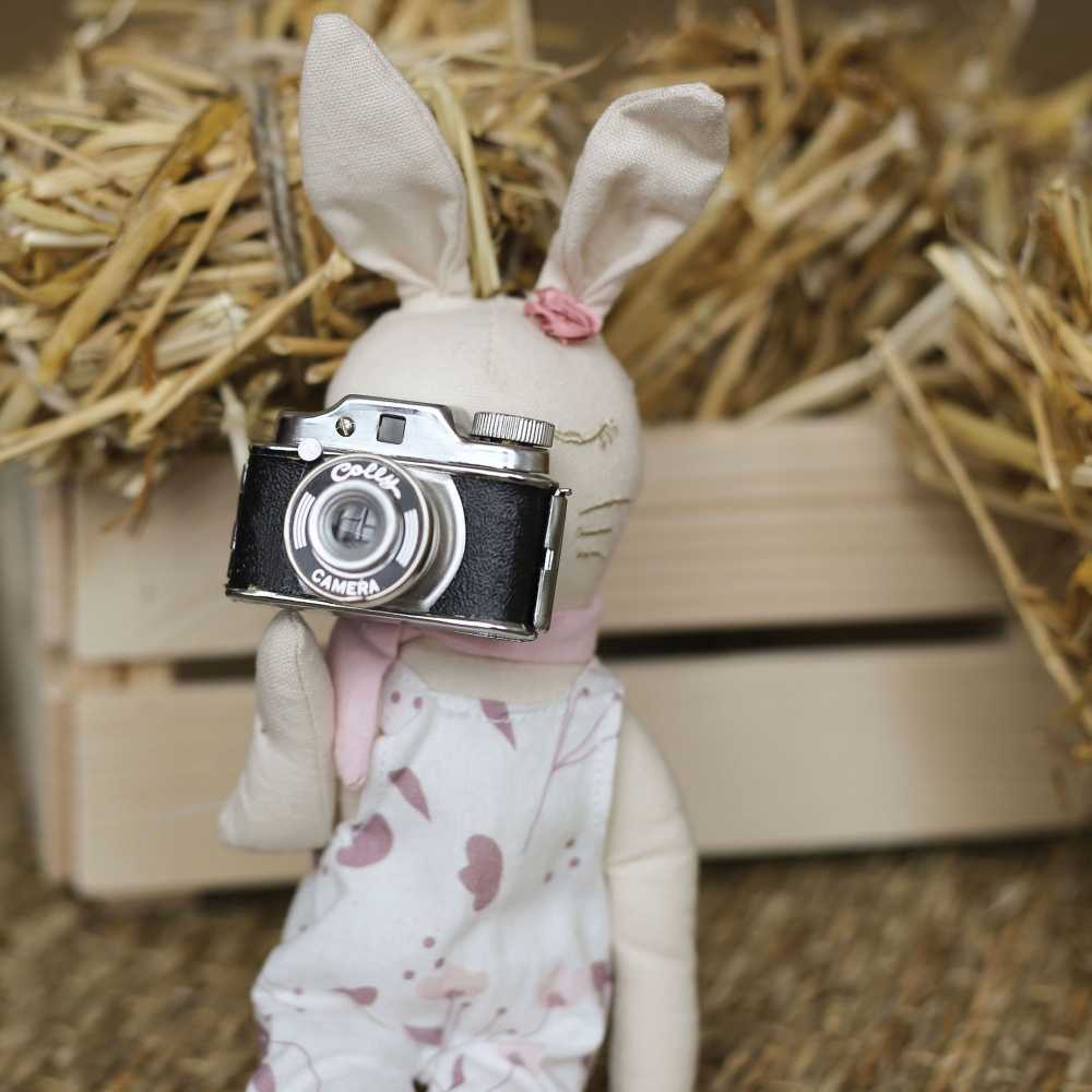 Boneca menina lili que fotografa a sua amiga a boneca Rose