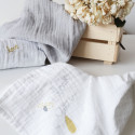 Pack de 3 langes 70*70cm - Love you Trois Kilos Sept - 3 Pack de 3 langes 70*70cm - Love you Trois Kilos Sept - 3