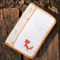 Health record holder placed on a wooden bench Health record holder placed on a wooden bench