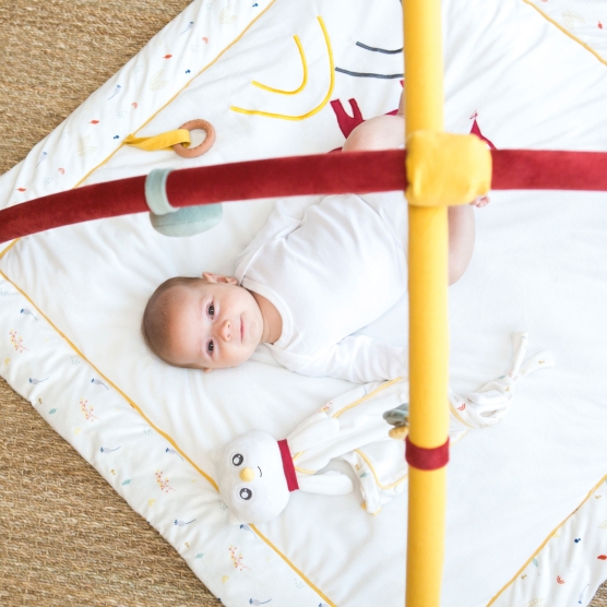 Baby activity carpet - Fox - 100x100cm Trois Kilos Sept - 1