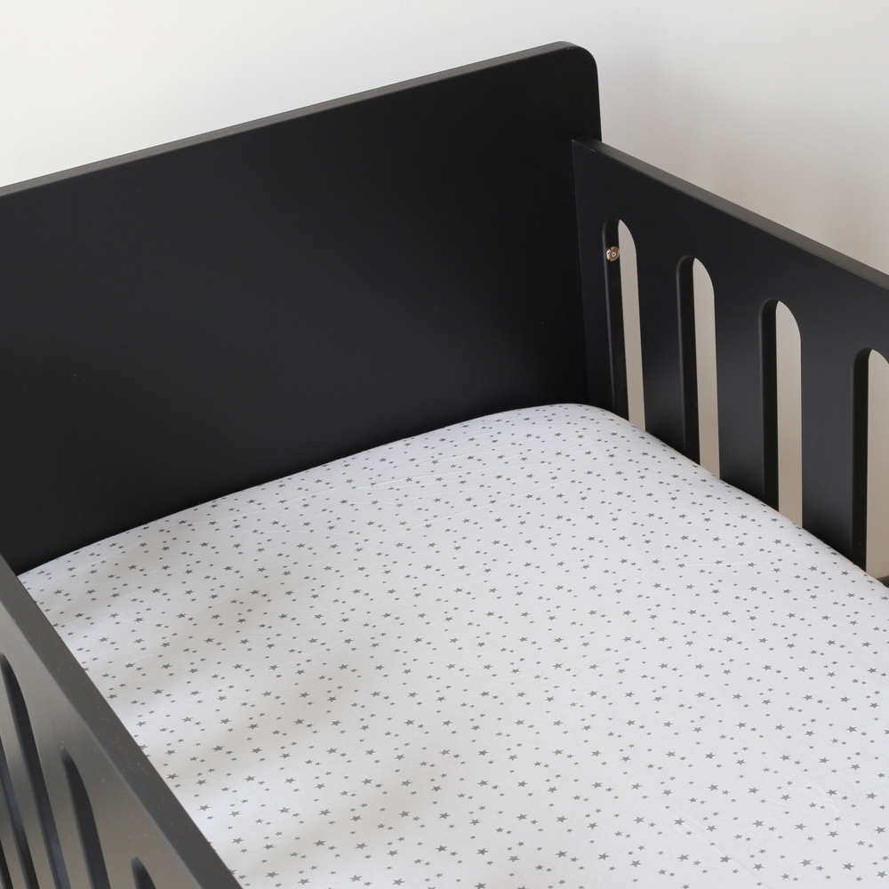 Fitted sheet jersey - Stars Trois Kilos Sept - 2 Fitted sheet jersey - Stars Trois Kilos Sept - 2