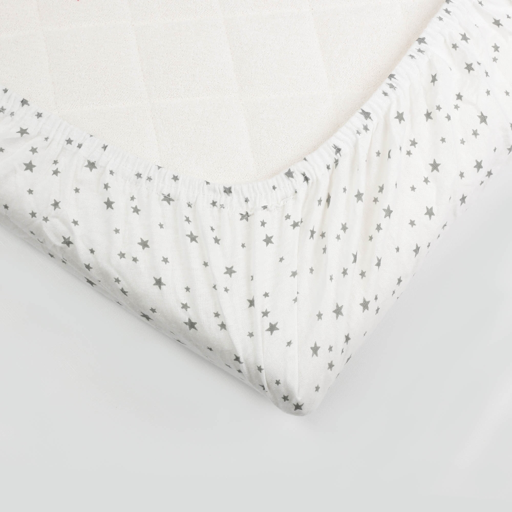 Fitted sheet jersey - Stars Trois Kilos Sept - 3 Fitted sheet jersey - Stars Trois Kilos Sept - 3