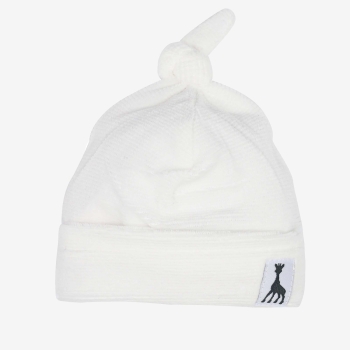 Newborn velvet drop needle beanie - Navy blue - ©Sophie la girafe