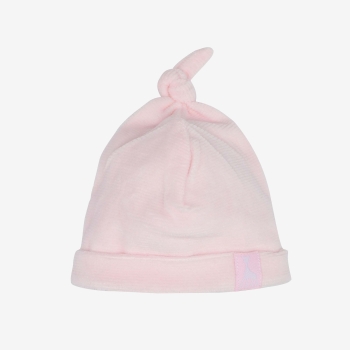 Newborn drop needle velvet beanie - Pink - ©Sophie la girafe