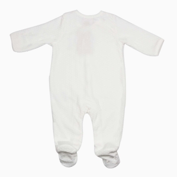 Achterkant fluwelen jacquard pyjama Achterkant fluwelen jacquard pyjama