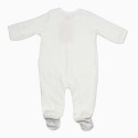 Traseira do pijama em veludo jacquard