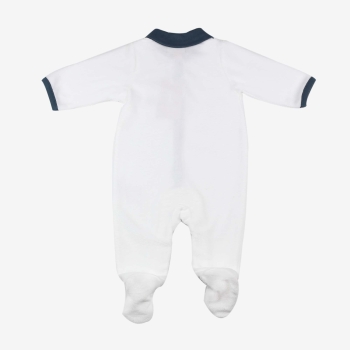 Achterkant pyjama Y Marineblauw met Polokraag Achterkant pyjama Y Marineblauw met Polokraag