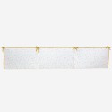 Reversible bed bumper with woodland patterns Reversible bed bumper with woodland patterns