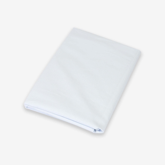 Blue flat sheet - 120x180cm