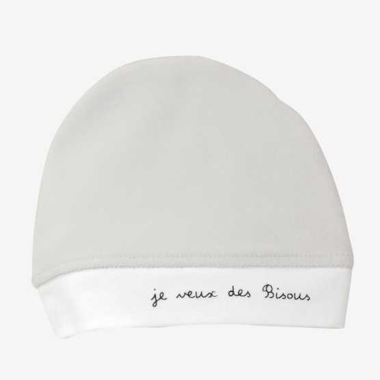 gorro unissexo cinzento