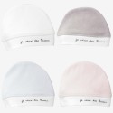Gorro de recém-nascido "je veux des Bisous"