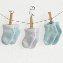 Lot de 3 paires de chaussettes bleu Trois Kilos Sept - 6 Lot de 3 paires de chaussettes bleu Trois Kilos Sept - 6