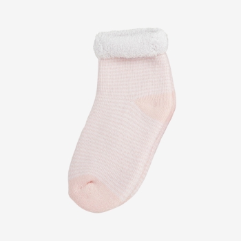 Lot de 3 paires de chaussettes naissance fille en coton rose layette 0/3  mois fabriqué au Portugal
