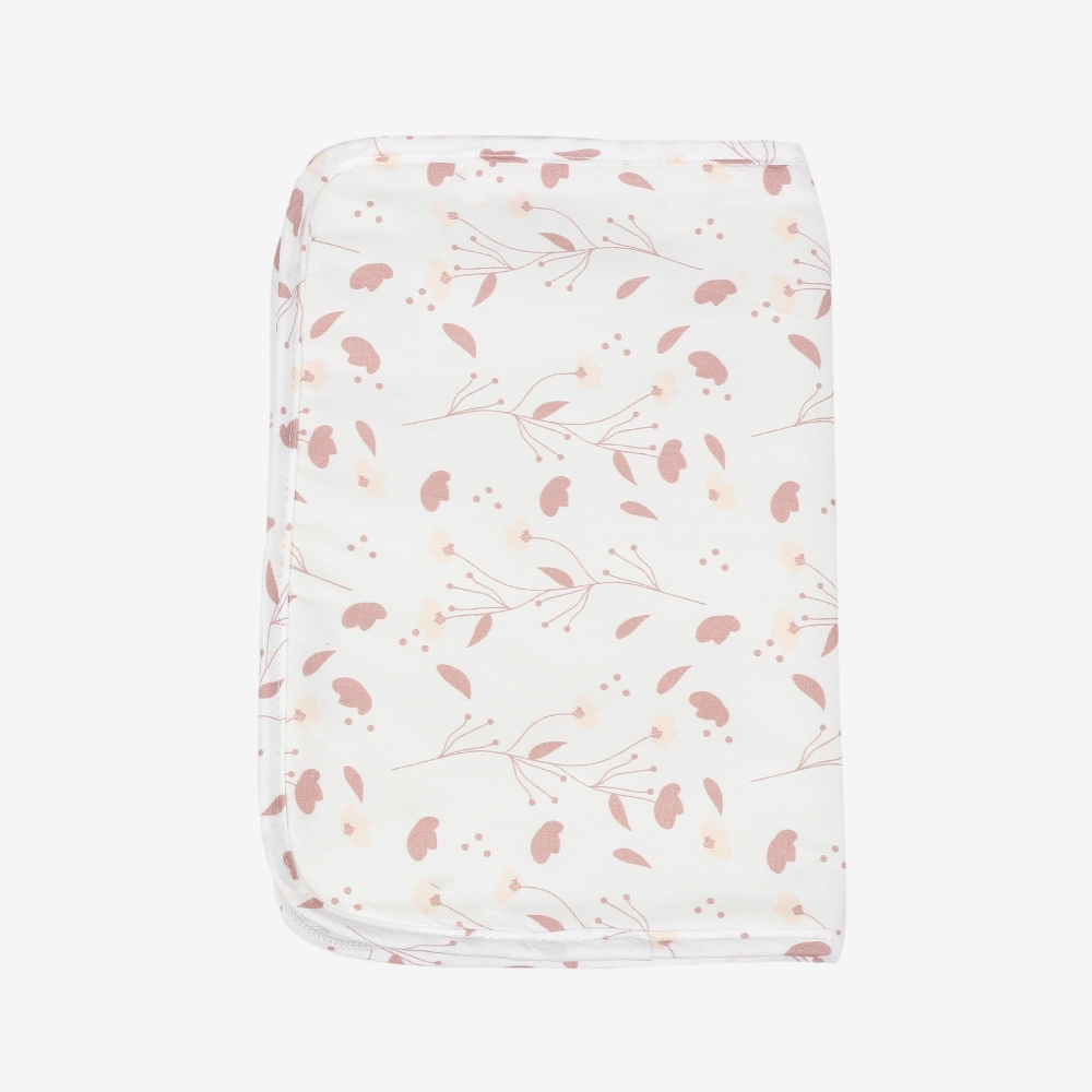 Health record book cover with flower pattern Health record book cover with flower pattern