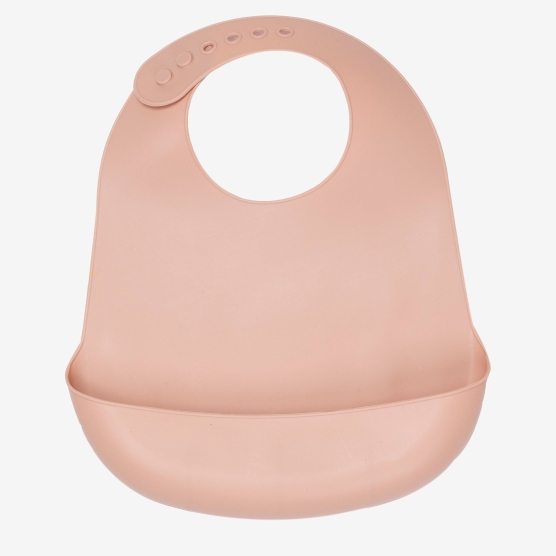 Bavoir Silicone - Rose Trois Kilos Sept - 1