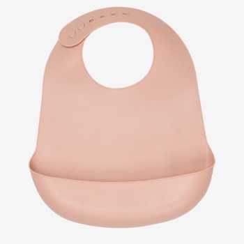Babete de Silicone - Rosa