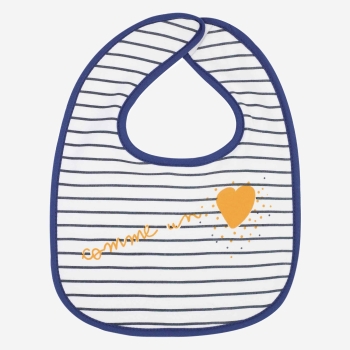 Bavoir bébé "I love you" rose Bavoir bébé "I love you" rose