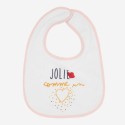 "Pretty as a Picture" Pink Bib "Pretty as a Picture" Pink Bib