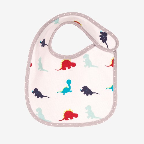 Set aus 7 Neugeborenen-Lätzchen - Dinosaurier - 9 Set aus 7 Neugeborenen-Lätzchen - Dinosaurier - 9