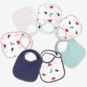 Set di 7 bavaglini neonato - Dinosauri Set di 7 bavaglini neonato - Dinosauri