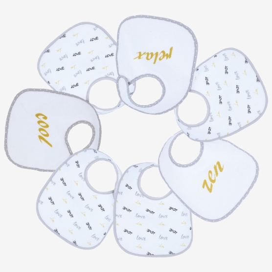 Lote de 7 baberos - Bebé cool