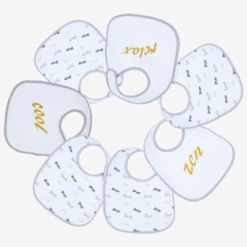 Lote de 7 baberos - Bebé cool