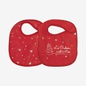 Set di 2 bavaglini neonato - Natale Set di 2 bavaglini neonato - Natale